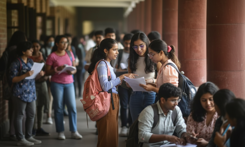 Delhi University students