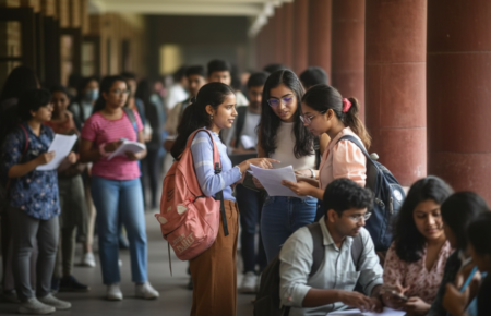Delhi University students