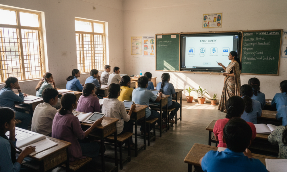 President Droupadi Murmu urges schools to teach digital and financial literacy to counter cyber risks