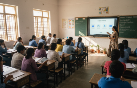President Droupadi Murmu urges schools to teach digital and financial literacy to counter cyber risks