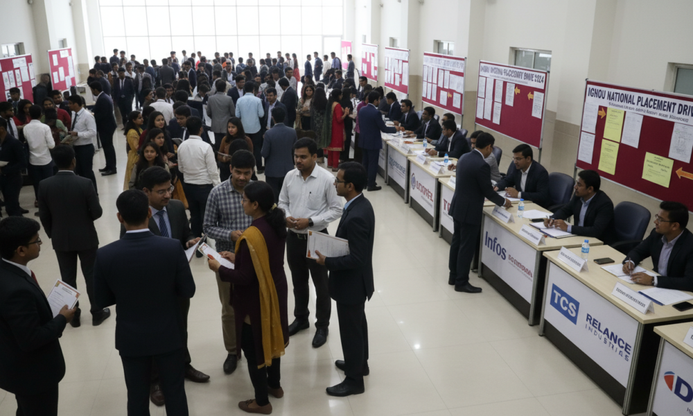 IGNOU to organise nationwide placement drive for students, alumni in February 2026