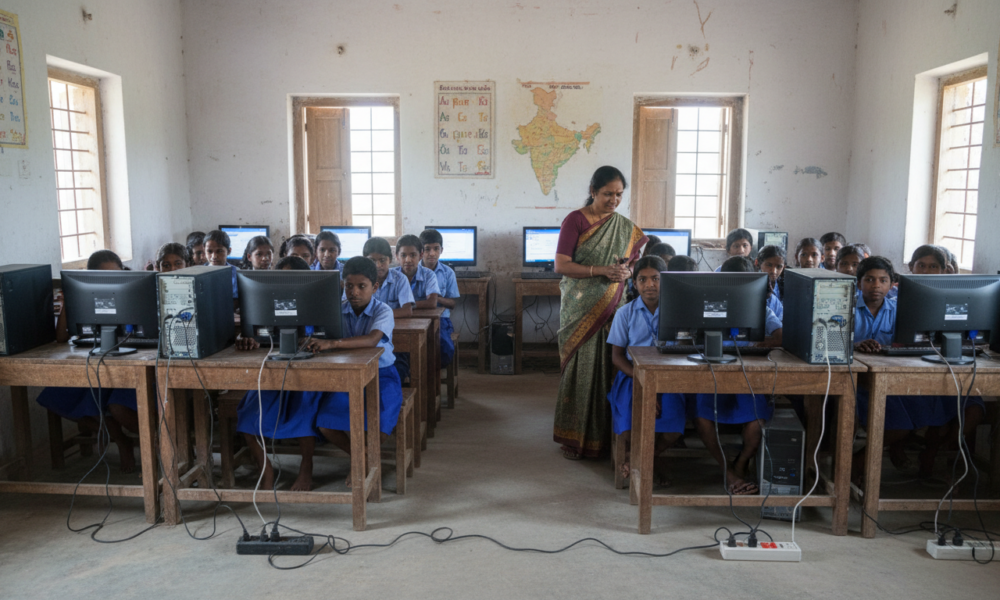 Digital Pathshalas Expand Access to Digital Education in Tribal Villages
