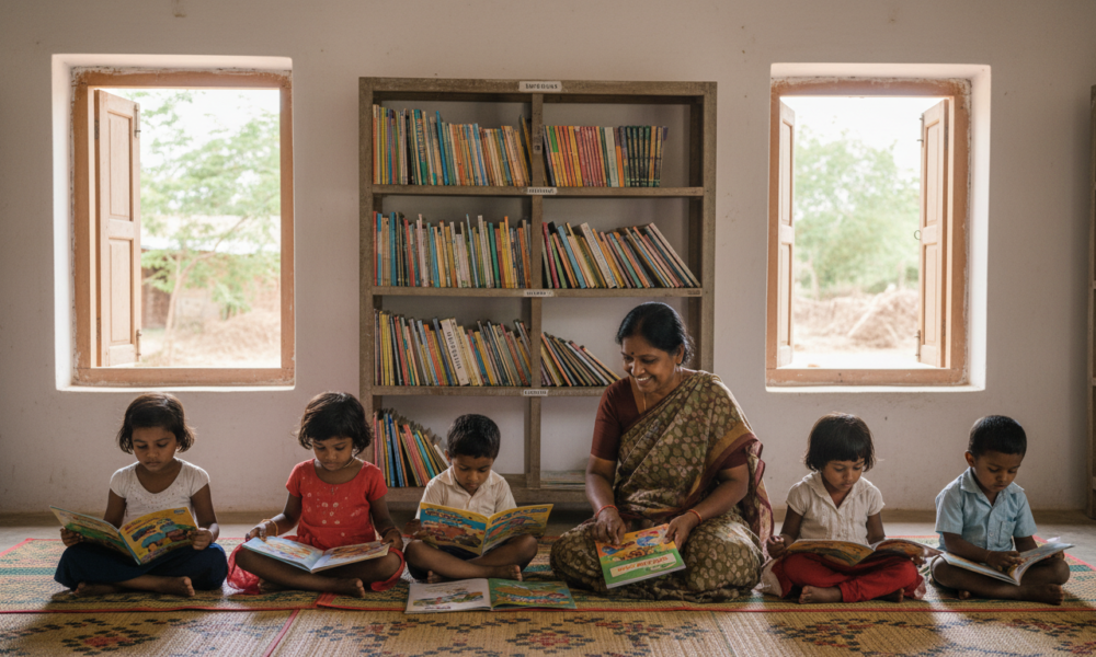Village libraries to anchor early learning as Central University of Karnataka joins hands with Kalike and Tata Trusts