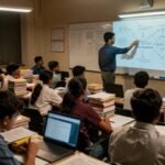 Students preparing at coaching institutes after NEET UG 2026 cancellation