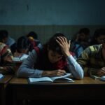 Students preparing for competitive examinations at coaching institutes in India
