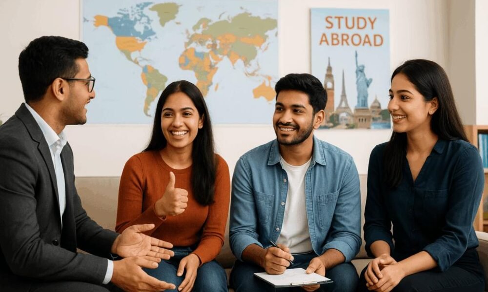 Indian students exploring study abroad and international education opportunities