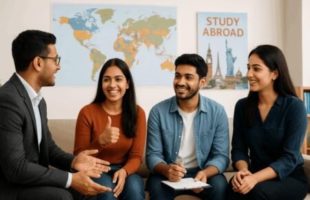 Indian students exploring study abroad and international education opportunities