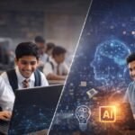 College students learning AI, coding, and finance skills in India