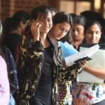 students outside exam centre CUET UG 2026 india entrance exam