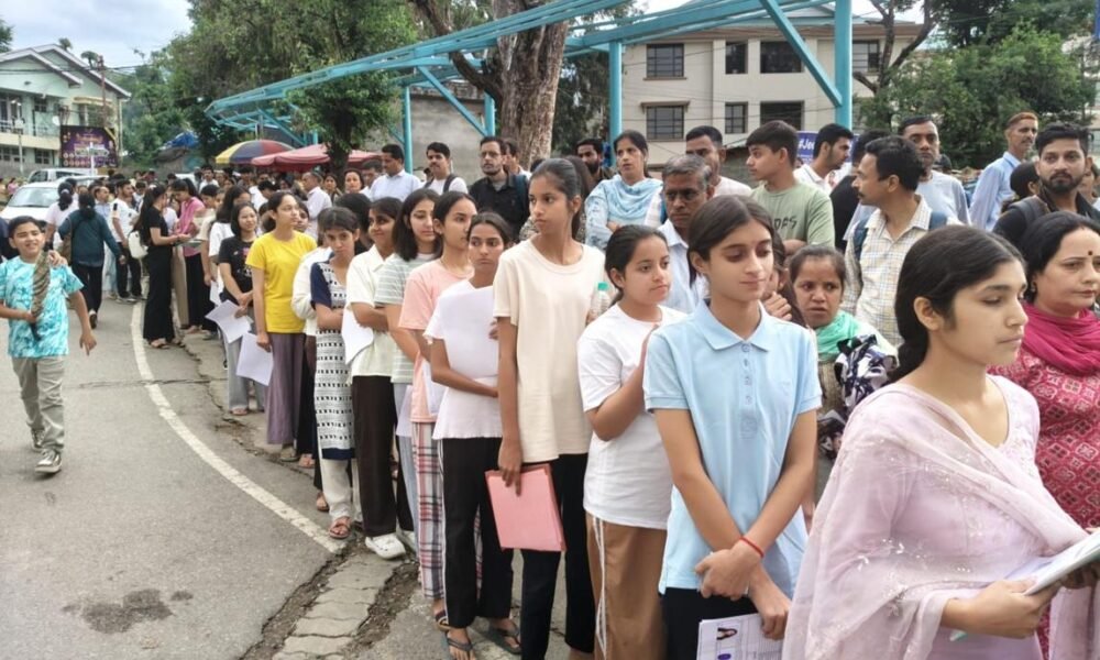 Students appearing for CUET UG 2026 computer-based examination in India