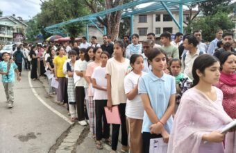 Students appearing for CUET UG 2026 computer-based examination in India