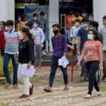 Students reacting after NEET UG 2026 cancellation announcement in India