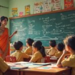 CBSE school students attending classroom lessons in India.