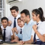 Indian students participating in skill development and career focused learning programmes.