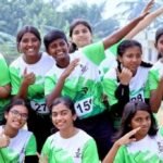 Students participating in a physical education and sports session at school.