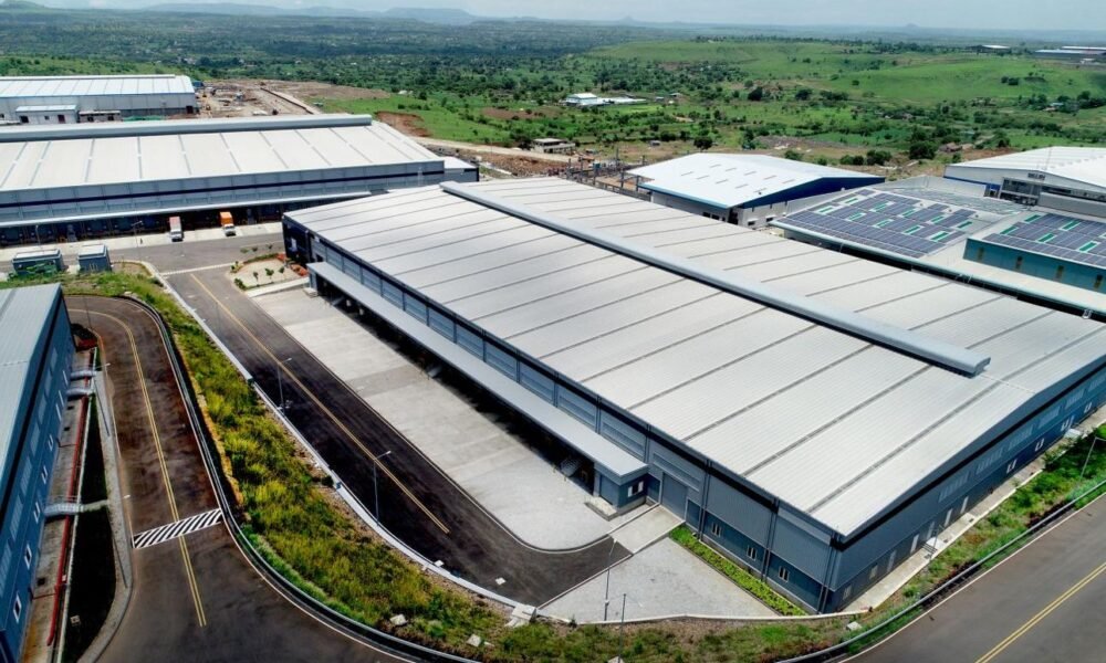 Industrial infrastructure and manufacturing facilities in Gujarat.