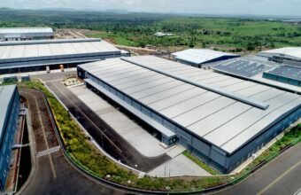 Industrial infrastructure and manufacturing facilities in Gujarat.