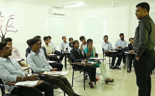 Students participating in internship and professional training programs.