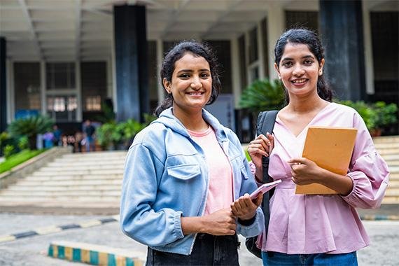 Engineering students participating in campus placement and recruitment activities.