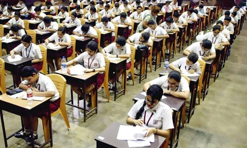 Students appearing for a national-level competitive entrance examination.