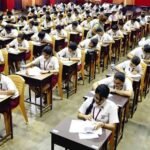 Students appearing for a national-level competitive entrance examination.