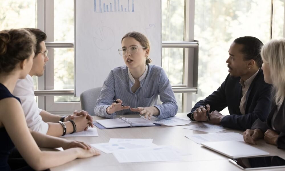University students participating in an industry interaction and career development program.