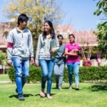 Students on a university campus ahead of the release of NIRF 2026 rankings.