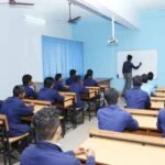 Students participating in vocational and technical skills training.
