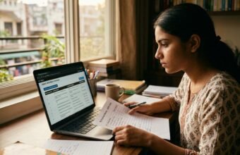 Engineering aspirants checking their JoSAA 2026 Round 4 seat allotment online.