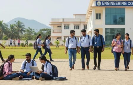Engineering aspirants checking the TNEA 2026 rank list online.