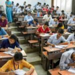 Candidates appearing for a computer-based competitive examination at an exam centre.