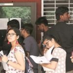 Law students awaiting university examination results for admission.