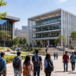University of Liverpool Set to Welcome First Students at Bengaluru Campus This Year University students walking outside the new University of Liverpool campus in Bengaluru
