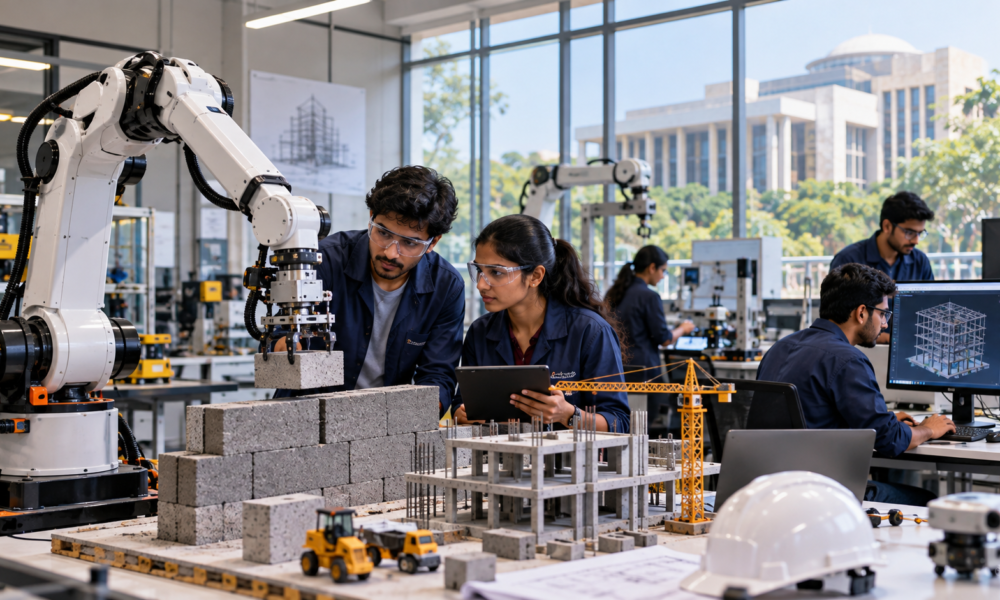 IIT Madras Launches ₹3.30 Crore Construction Robotics Lab