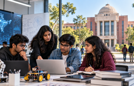 Delhi Technological University students studying data science and engineering