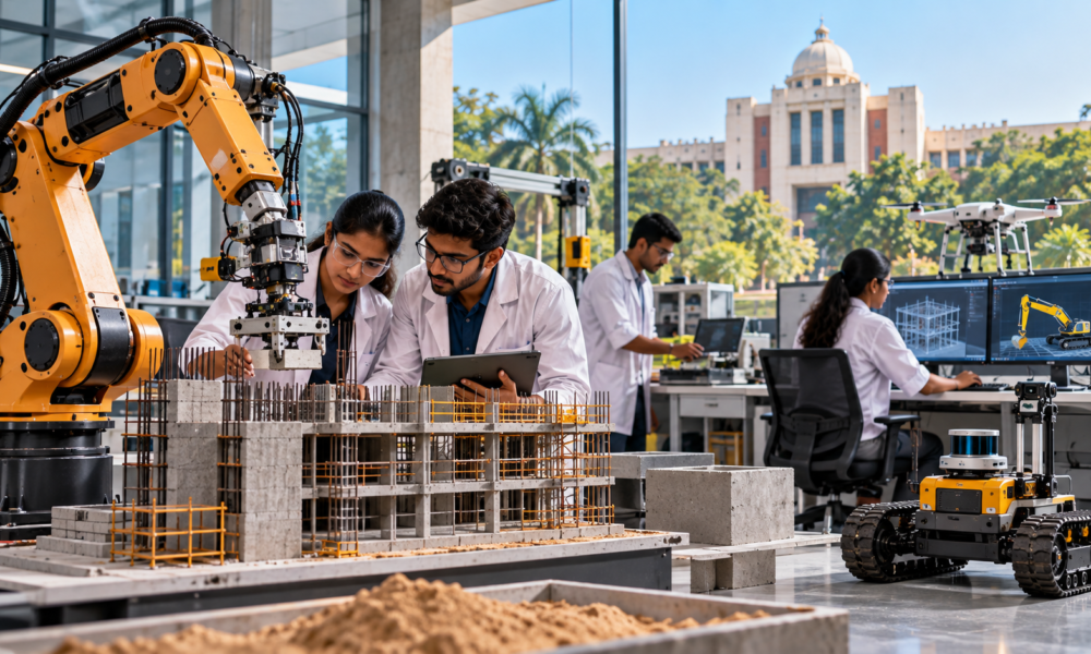 IIT Madras Launches ₹3.30 Crore Construction Robotics Lab With Bechtel India