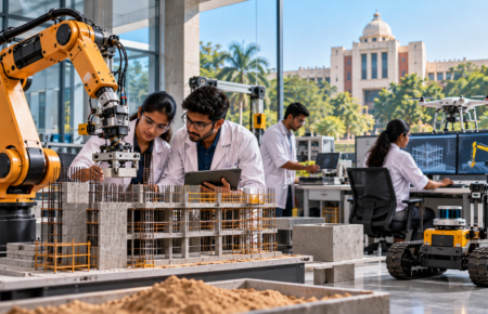 IIT Madras Launches ₹3.30 Crore Construction Robotics Lab With Bechtel India