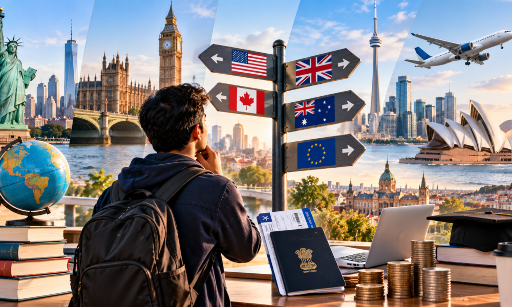 Indian students changing study abroad choices