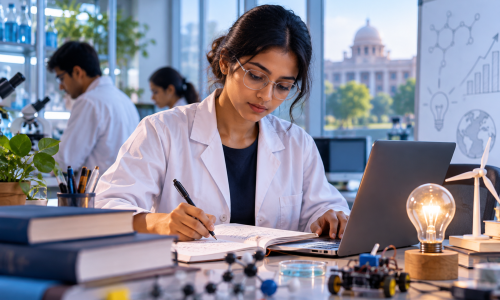 AICTE doctoral fellowship programme supporting PhD research and innovation in India